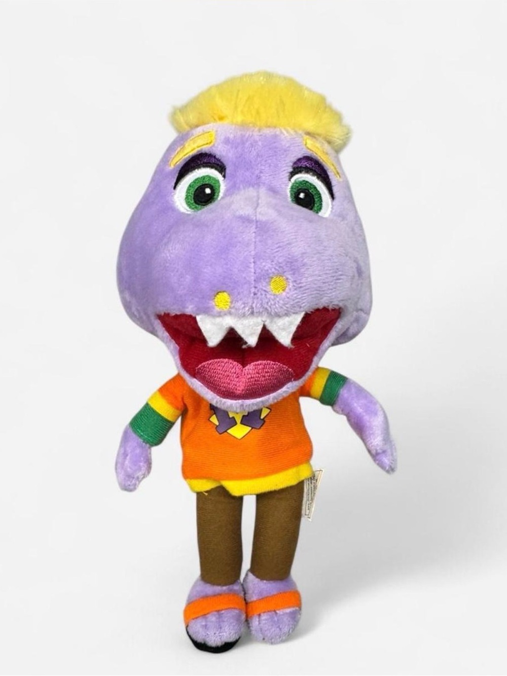 Chuck E. Cheese 10.5" "Mr. Munch" Plush Dinosaur Mascot Toy (2021)